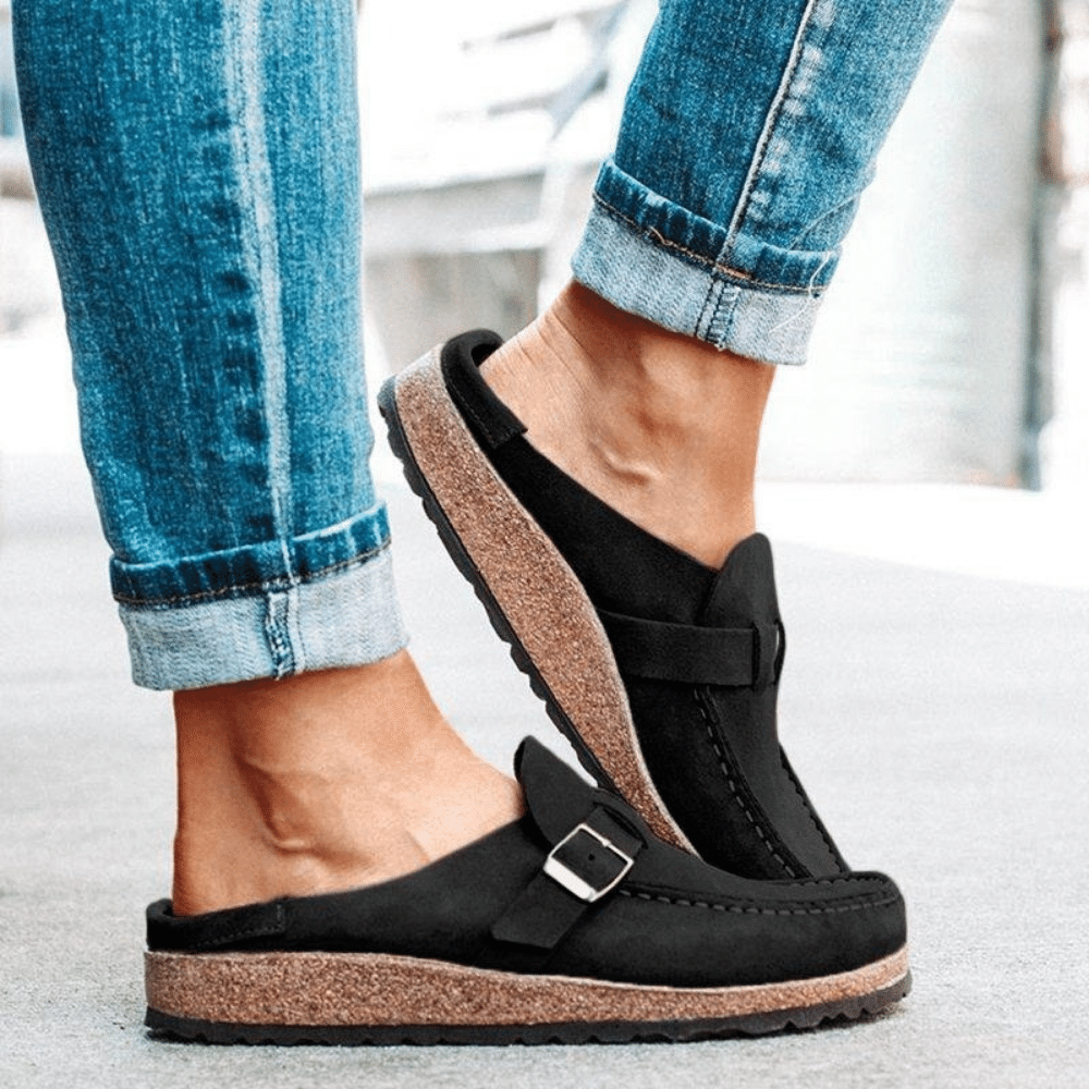 Cordelia | Suede Clogs Orthopedic