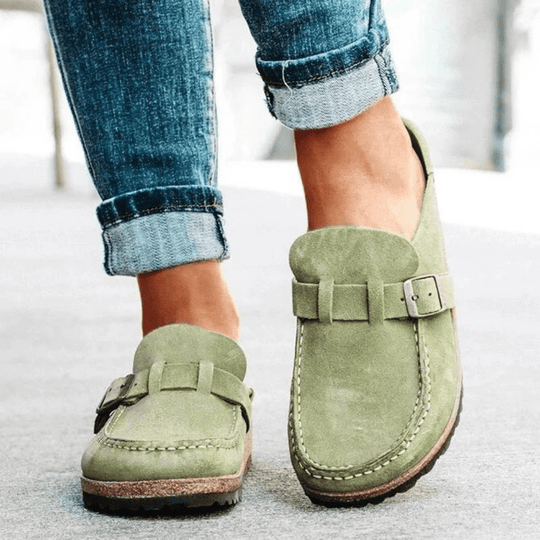 Cordelia | Suede Clogs Orthopedic
