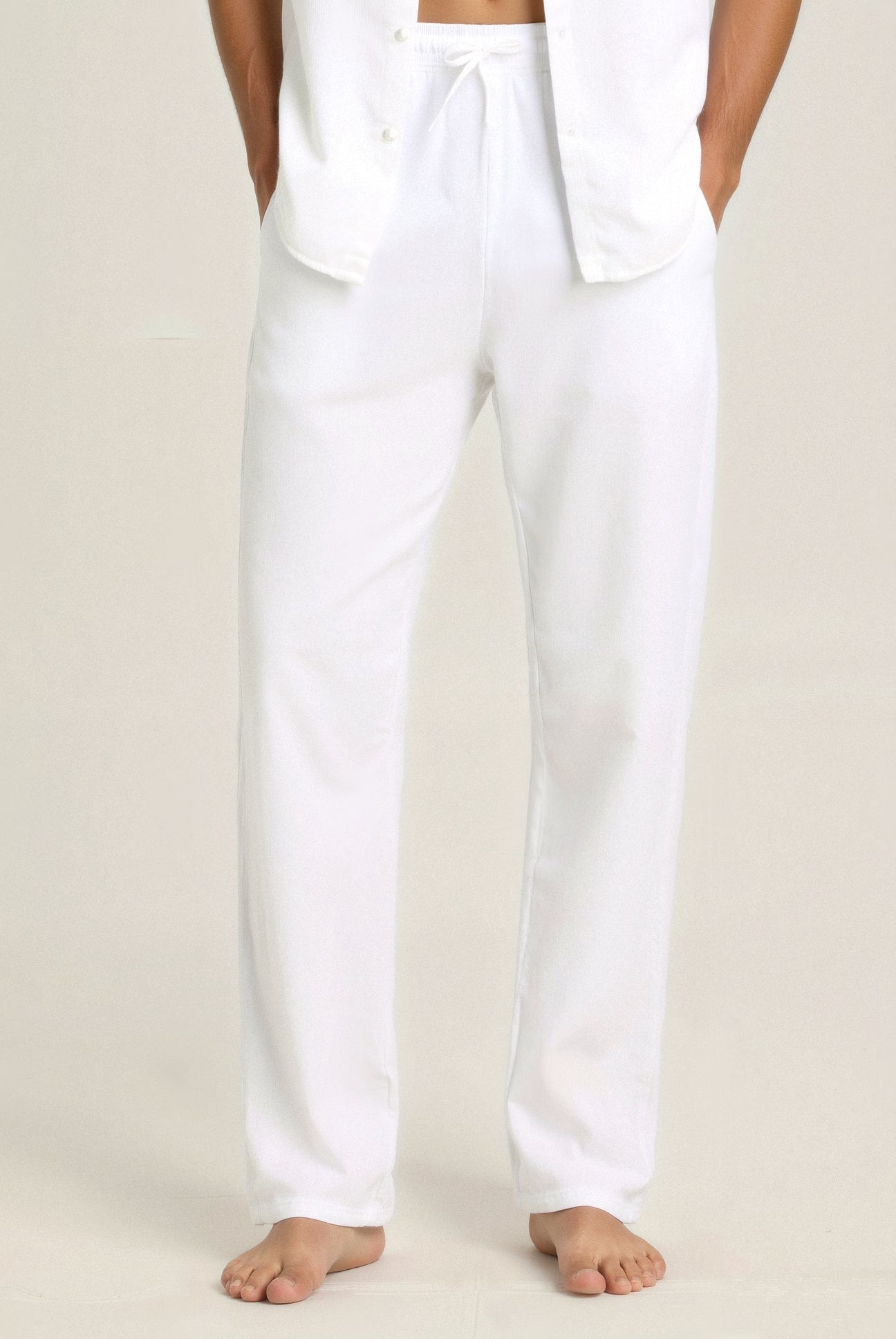 Deacon | Men's Relaxed Linen Drawstring Trousers