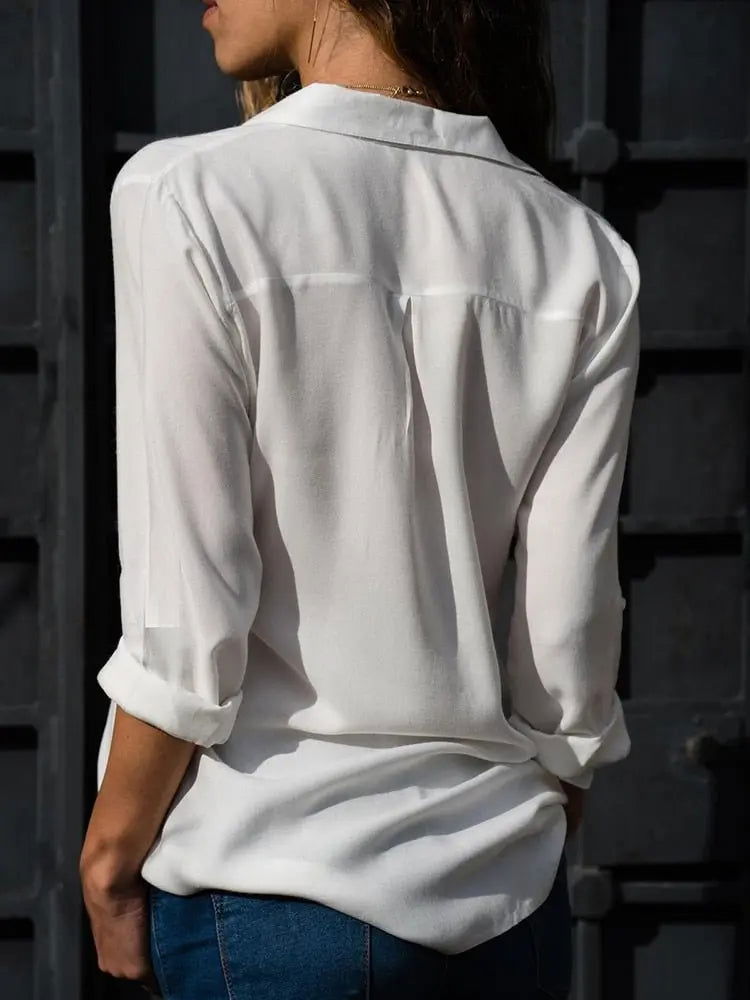 Estelle | Elegant Relaxed Button Down Shirt