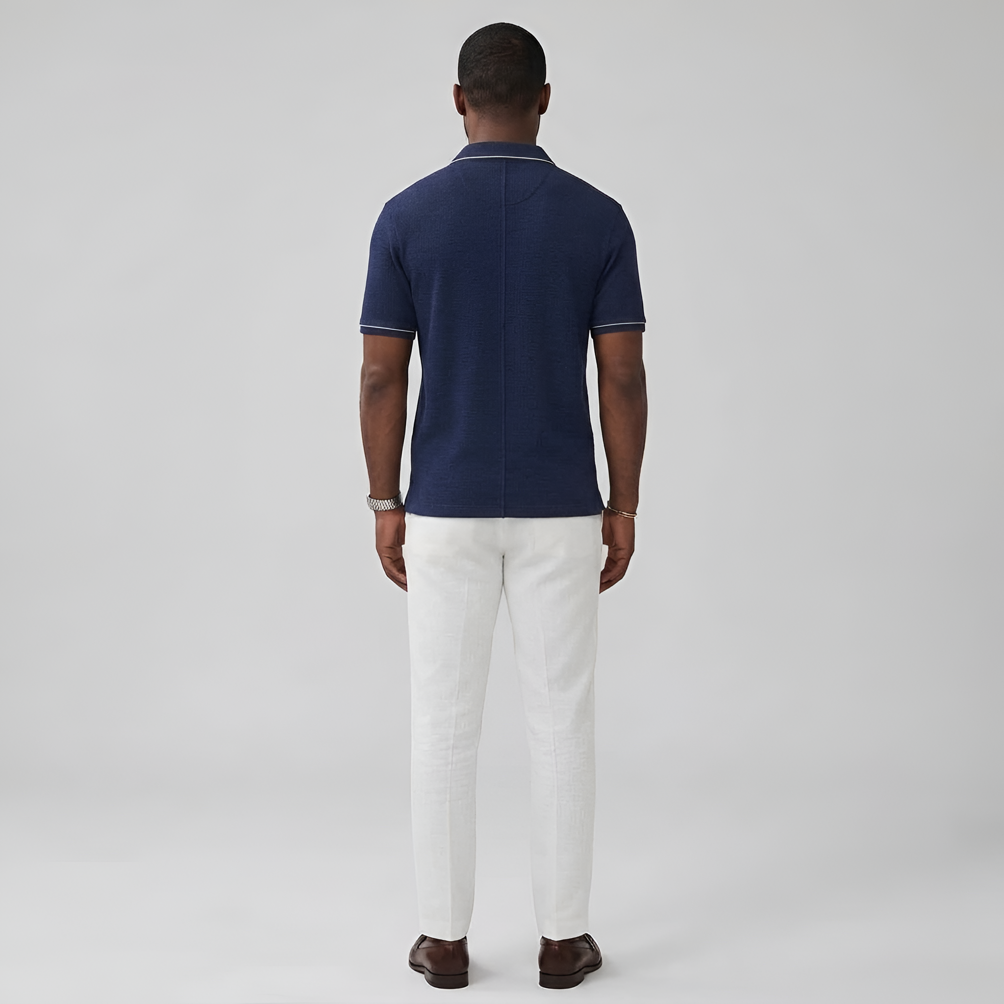 Men's Classic Casual Polo Shirt - Short Sleeve Design with Chest Pocket