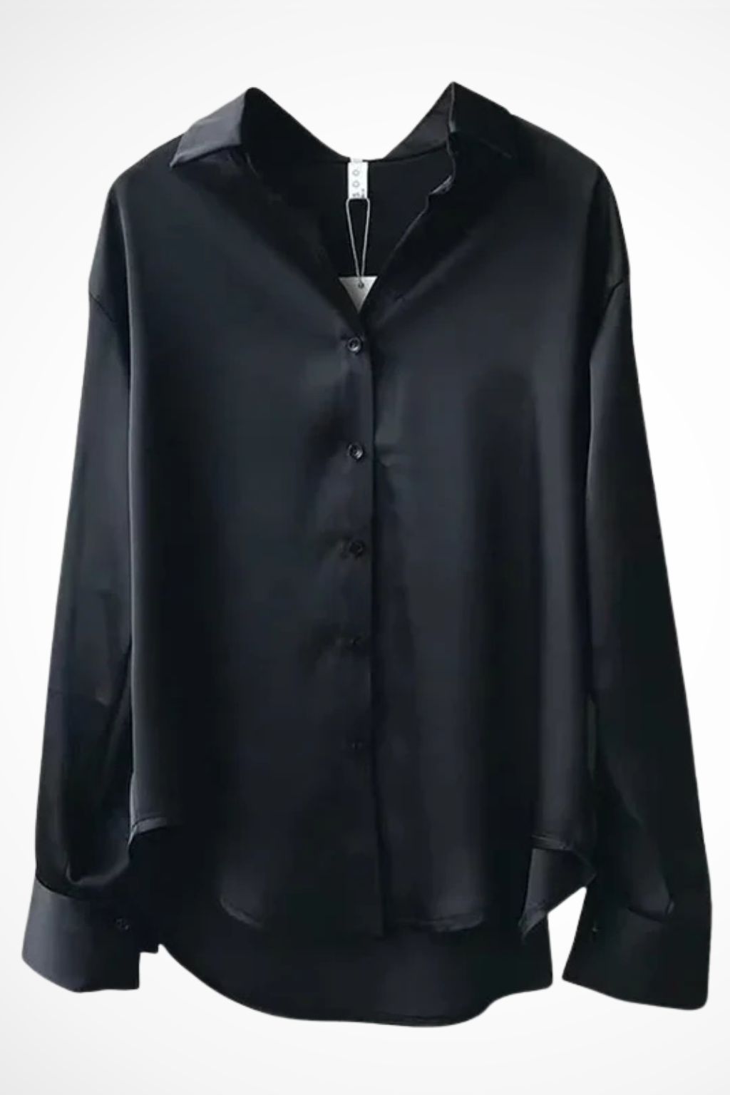 Elara | Luxe Satin Button Down Shirt