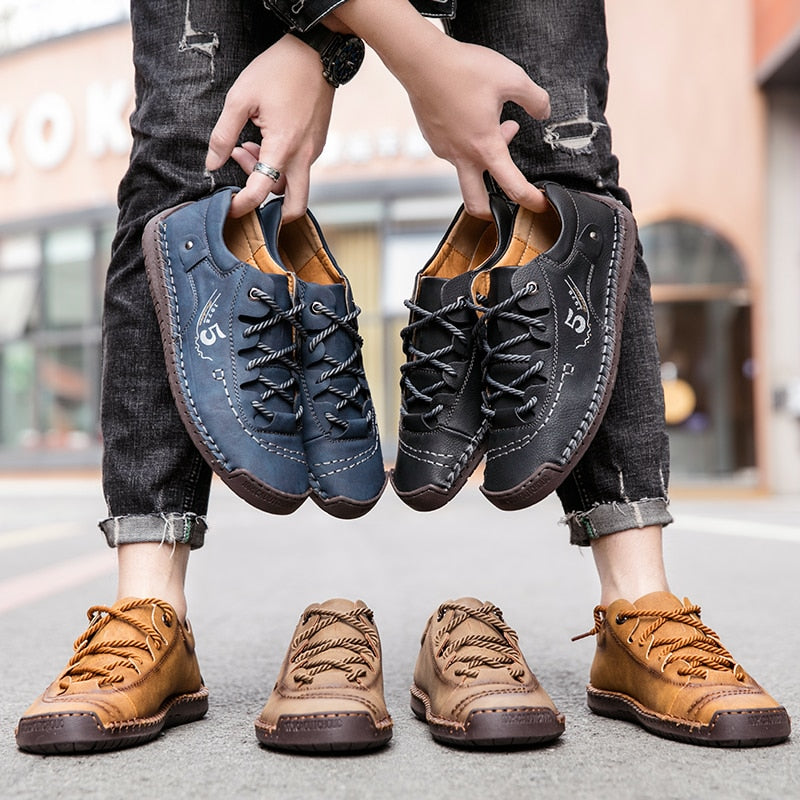 Bramwell | Men's Casual Leather Lace-Up Shoes