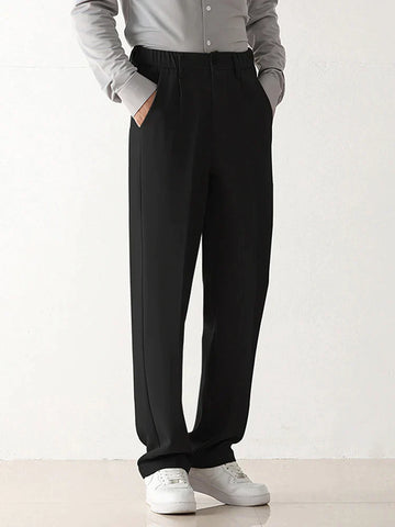Tobias | Men's Classic Wide Leg Formal Trousers
