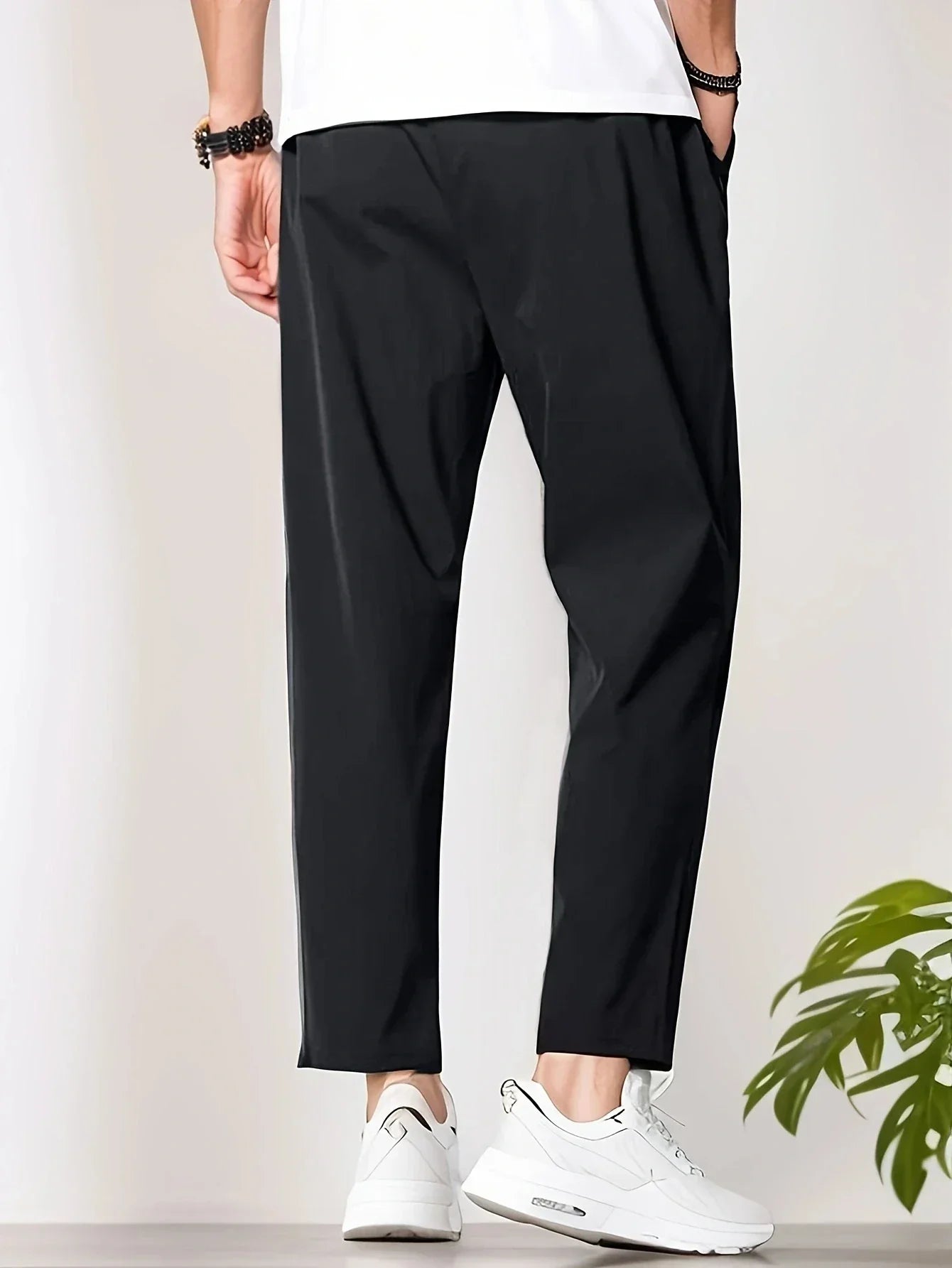 Brennan | Men's Relaxed Drawstring Tapered Trousers