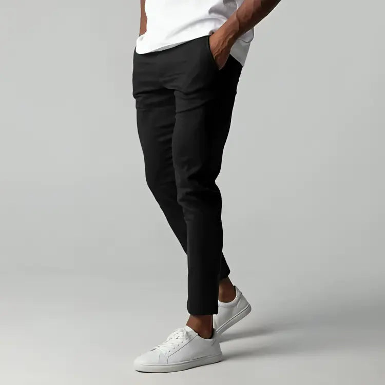 Kieran | Men's Classic Stretch Tapered Chinos