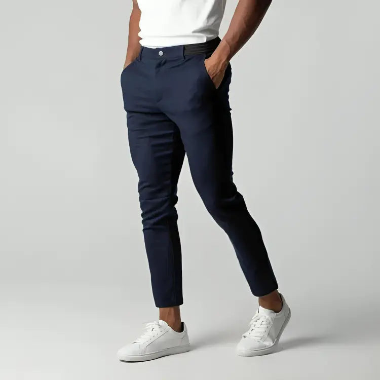 Kieran | Men's Classic Stretch Tapered Chinos