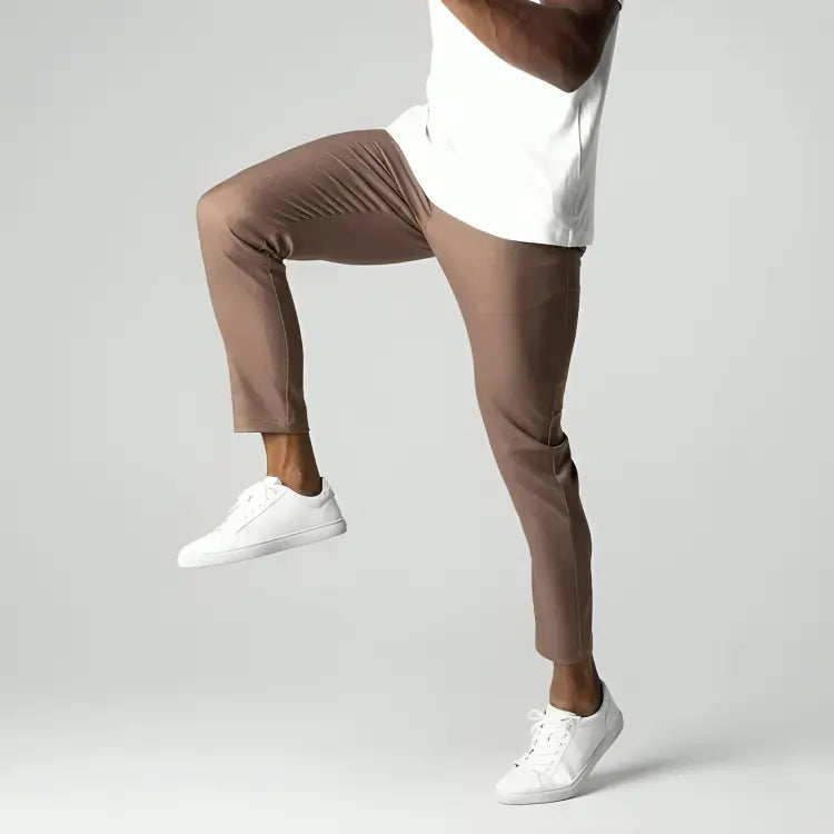 Kieran | Men's Classic Stretch Tapered Chinos