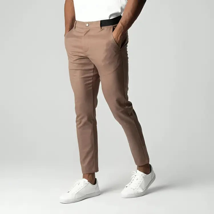 Kieran | Men's Classic Stretch Tapered Chinos