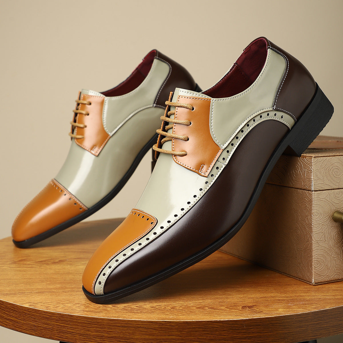 Aldric | Men's Leather Oxford Shoes Brogue