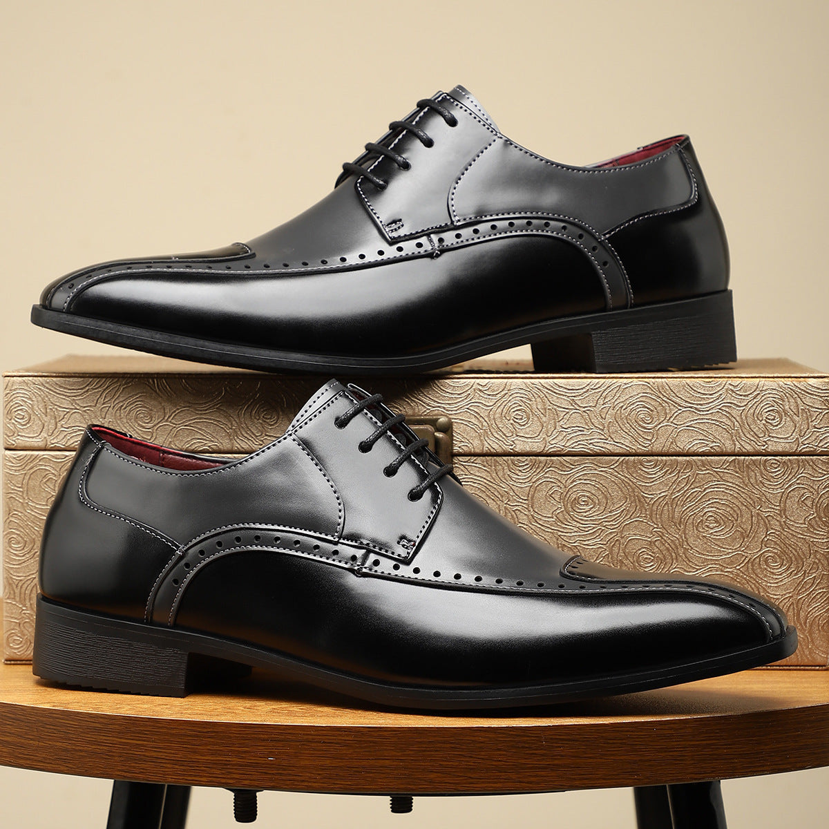 Aldric | Men's Leather Oxford Shoes Brogue