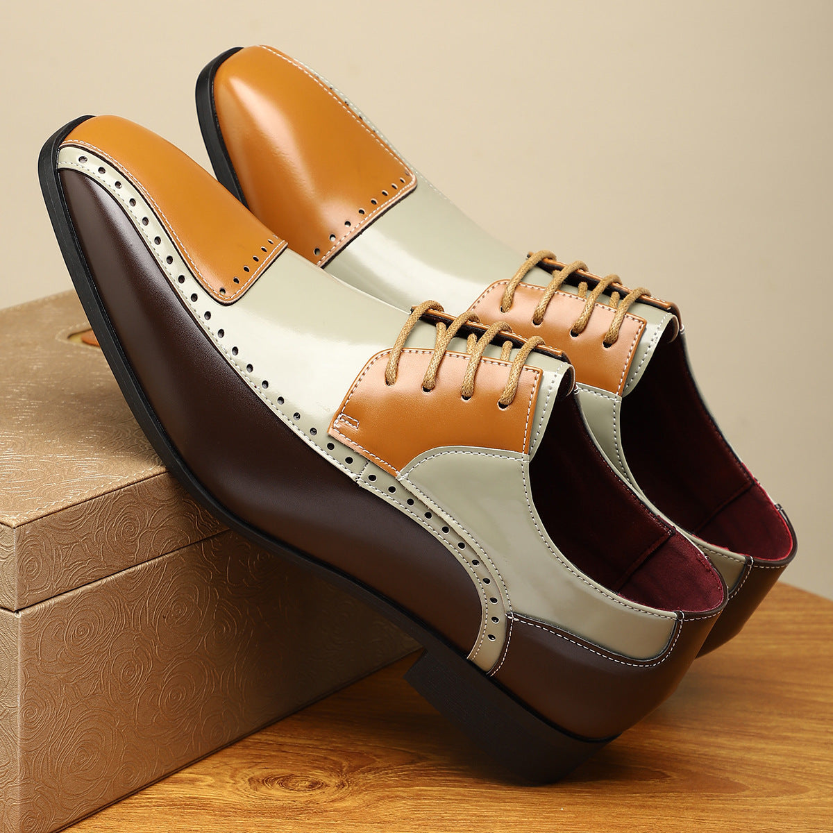 Aldric | Men's Leather Oxford Shoes Brogue