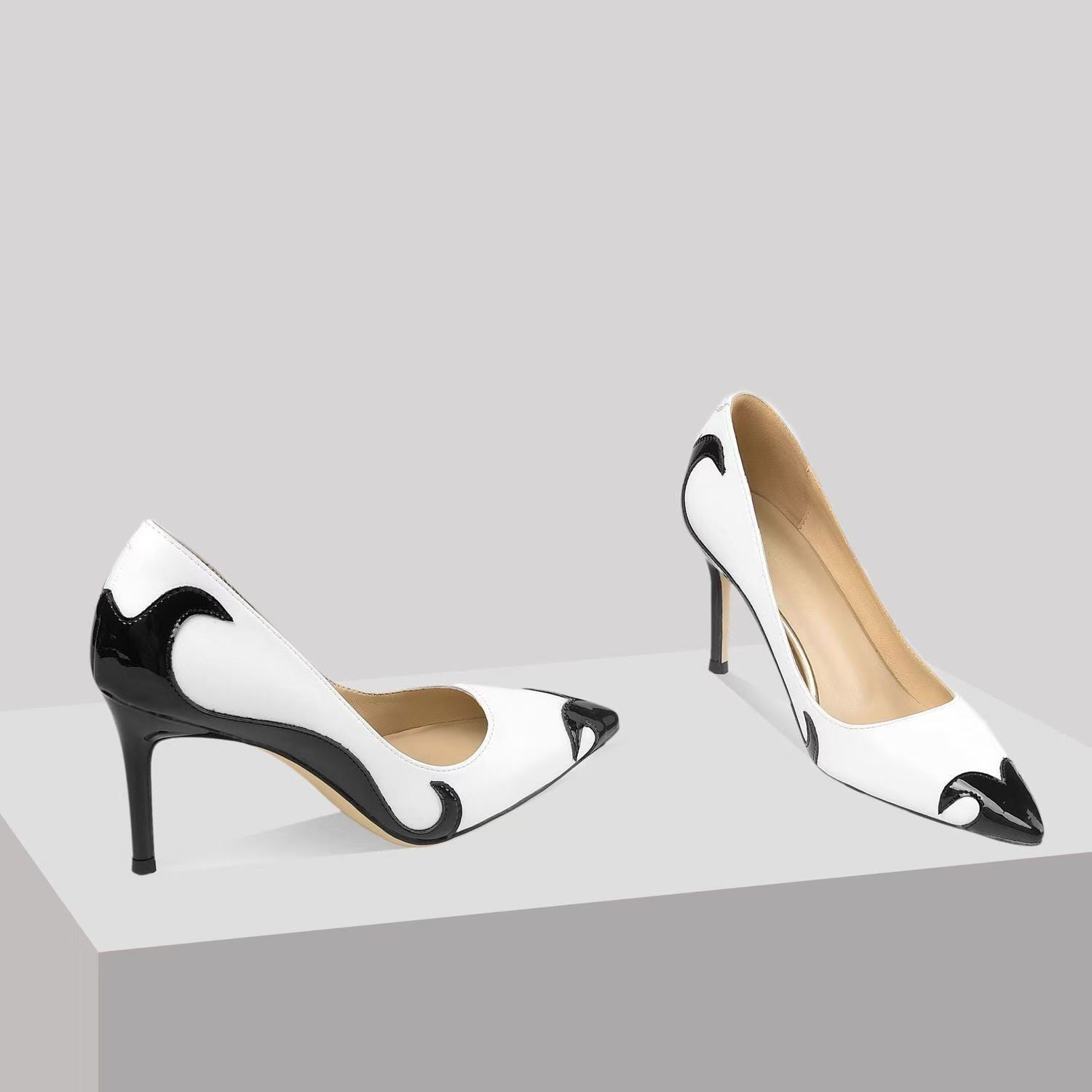 Calista | Abstract Swirl Stilettos Pointed Toe