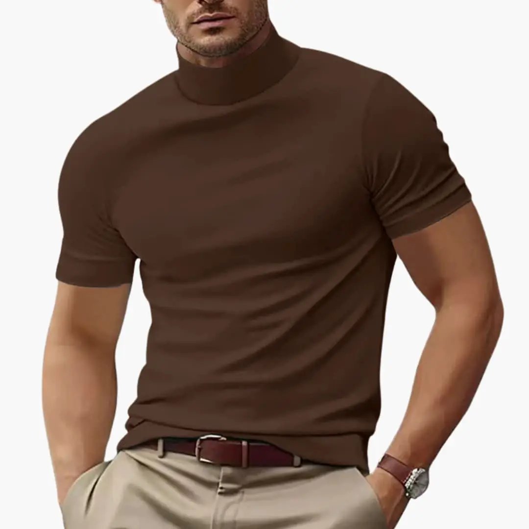 Keston | Men's Classic Turtleneck T-Shirt