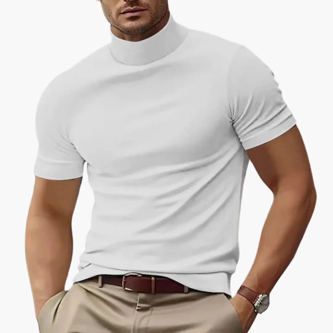 Keston | Men's Classic Turtleneck T-Shirt