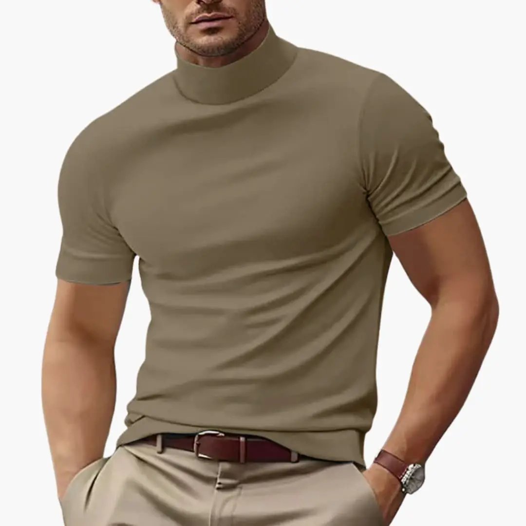 Keston | Men's Classic Turtleneck T-Shirt