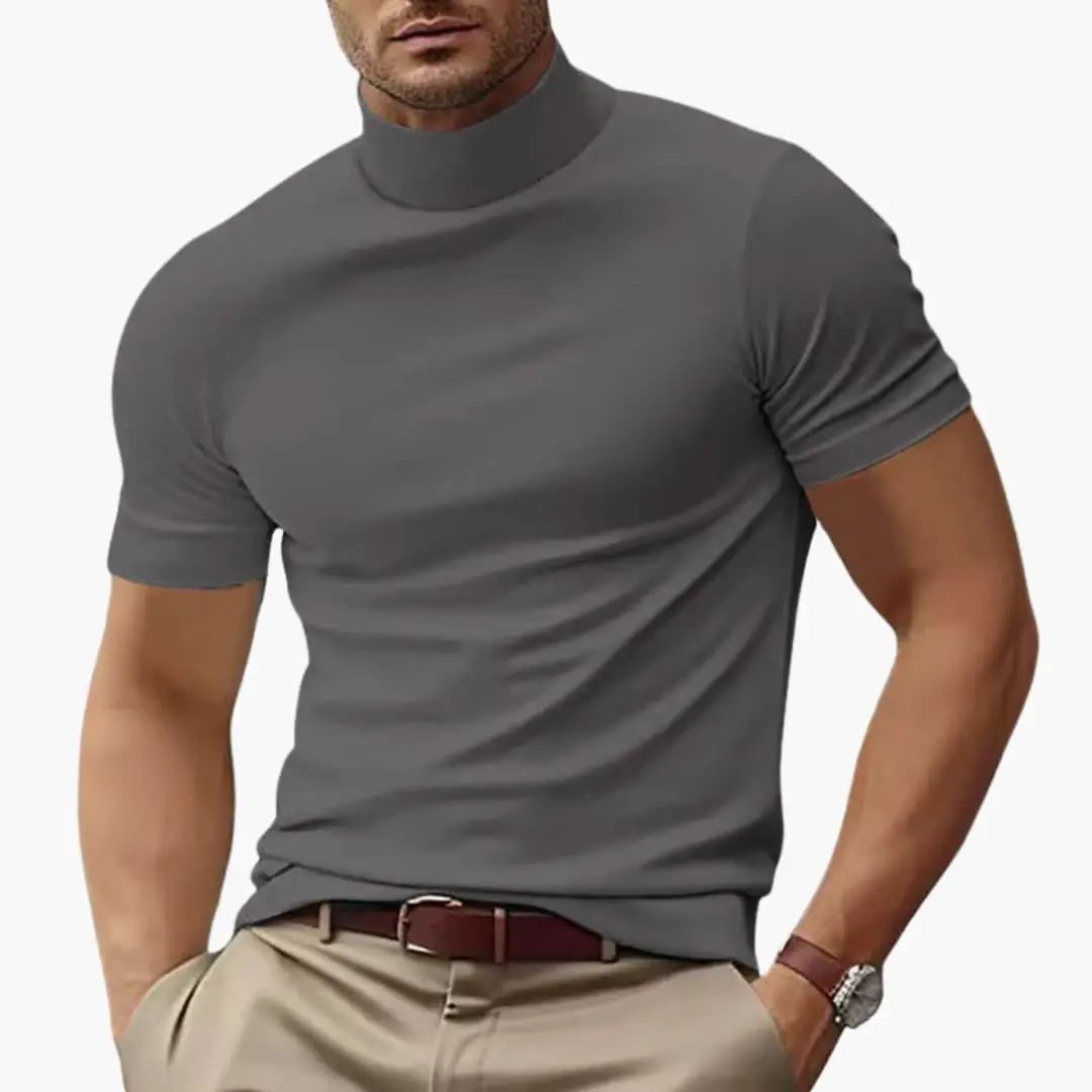 Keston | Men's Classic Turtleneck T-Shirt