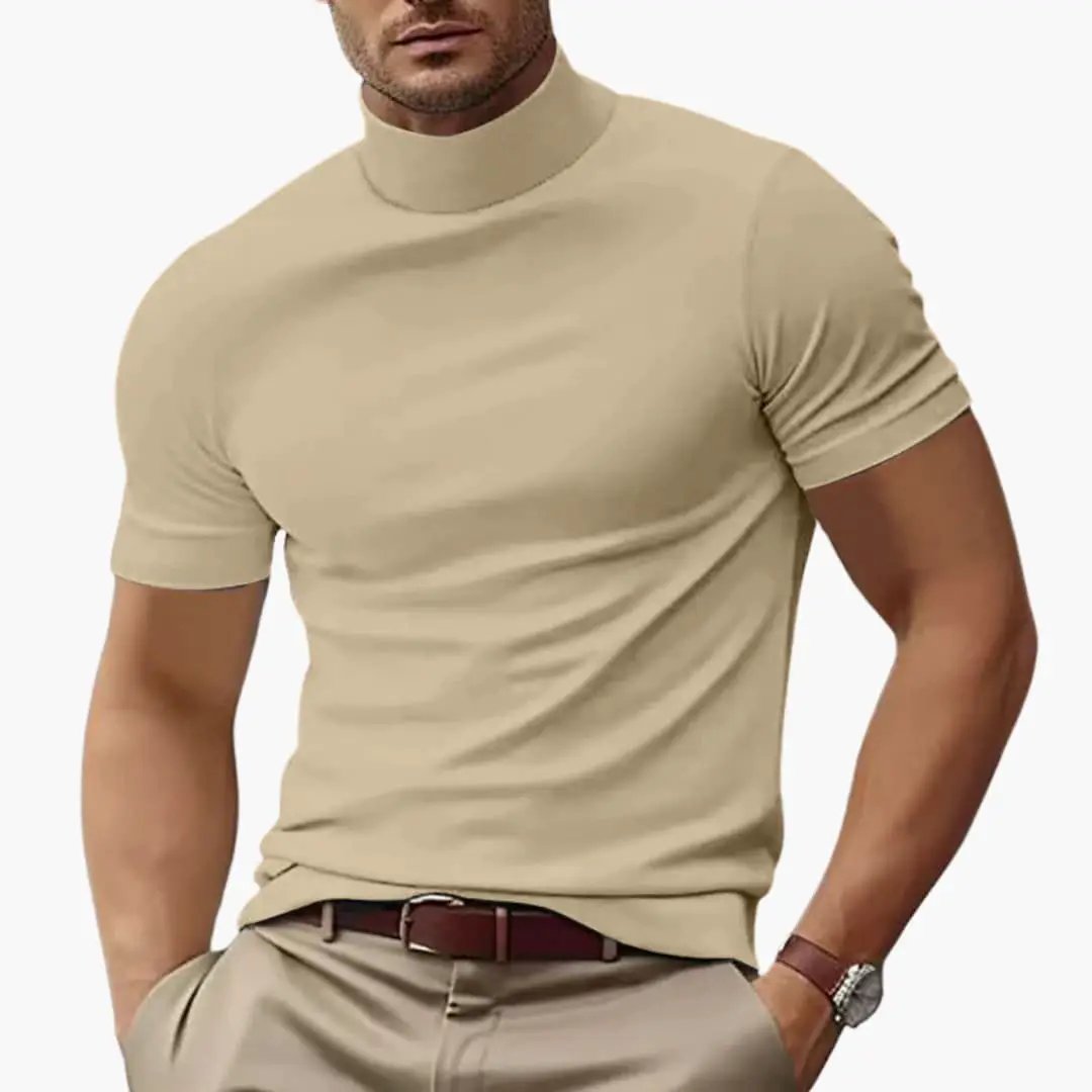 Keston | Men's Classic Turtleneck T-Shirt