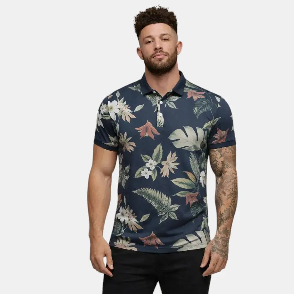 Cassian | Men's Classic Tropical Polo Clothing