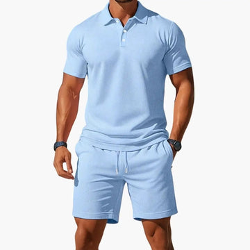 Hayden | Men's Casual Two Piece Polo Short Set