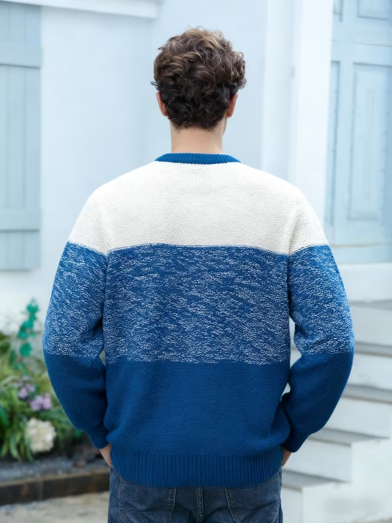 Men's Colorblock Knit Sweater