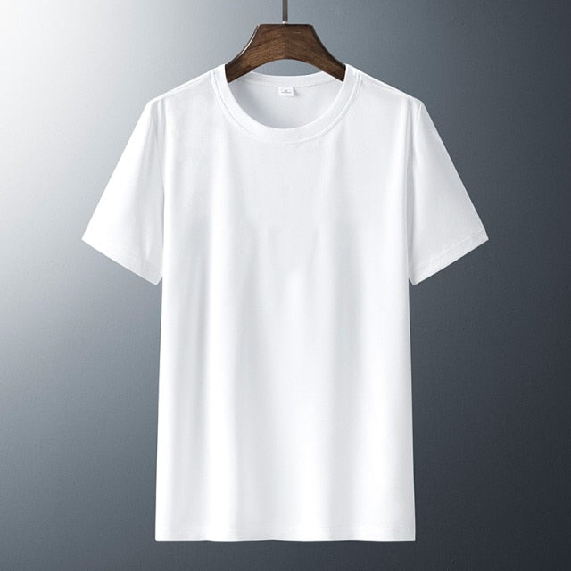 Men’s Short Sleeve Crew Neck T-Shirt with Straight Hem