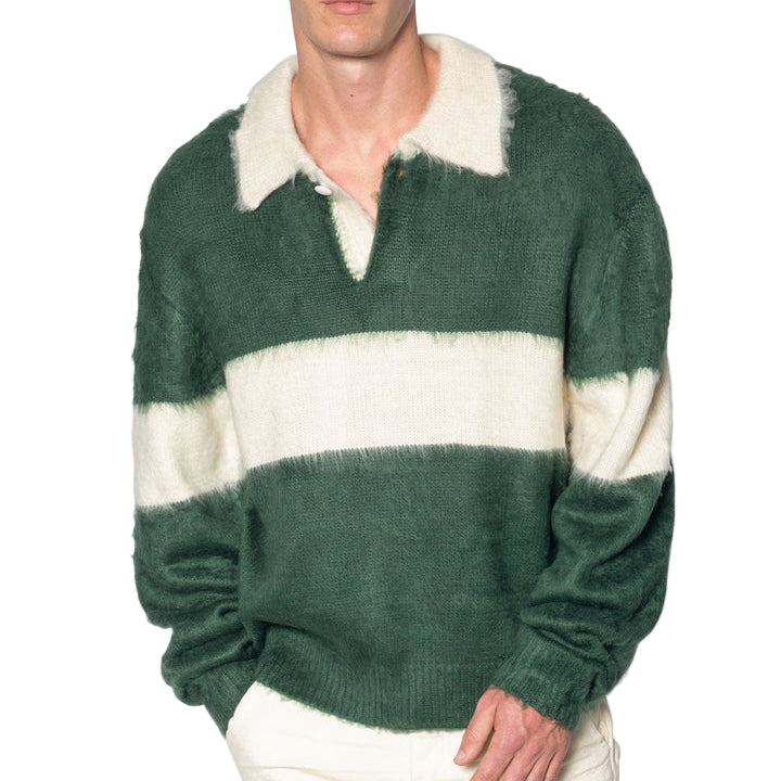 Men's Striped Knit Sweater