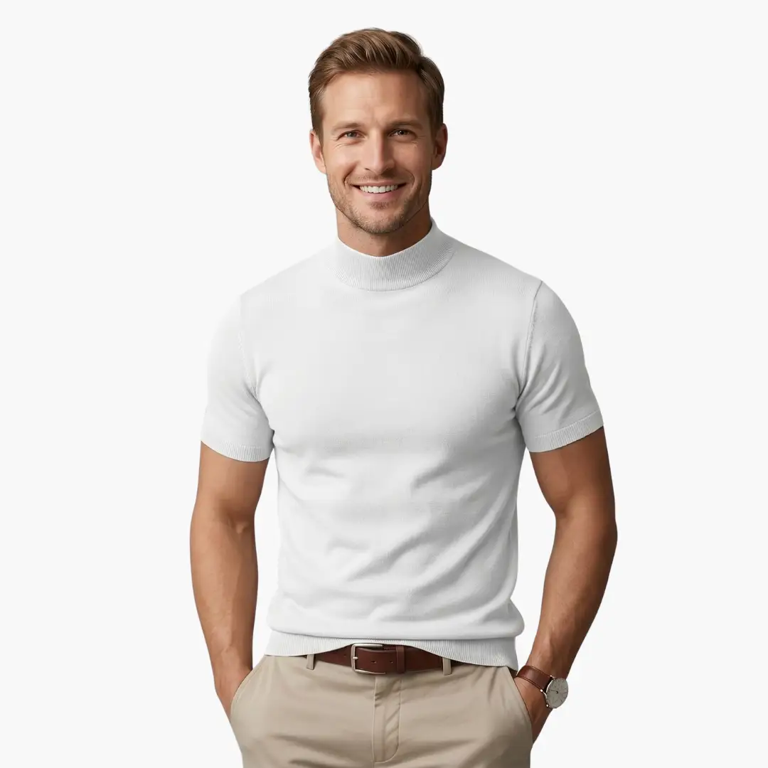 Keston | Men's Classic Turtleneck T-Shirt