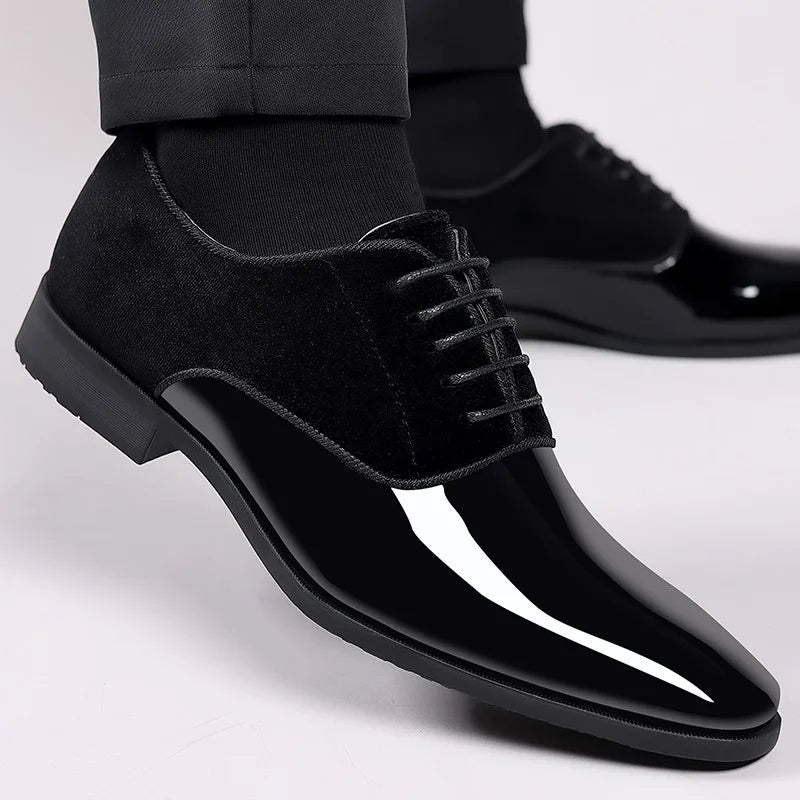 Dalton | Men's Patent Leather Oxford Shoes