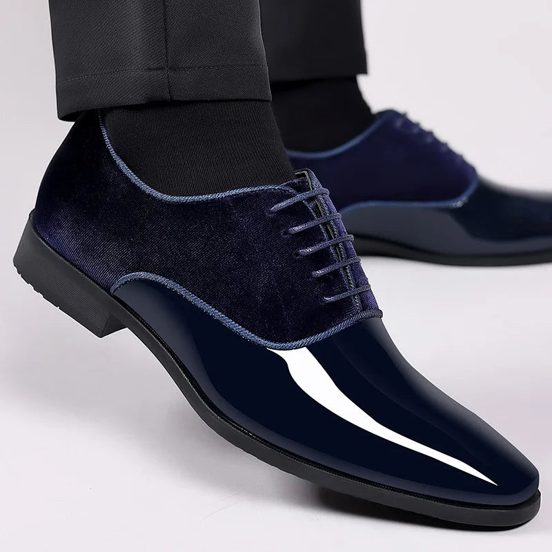 Dalton | Men's Patent Leather Oxford Shoes