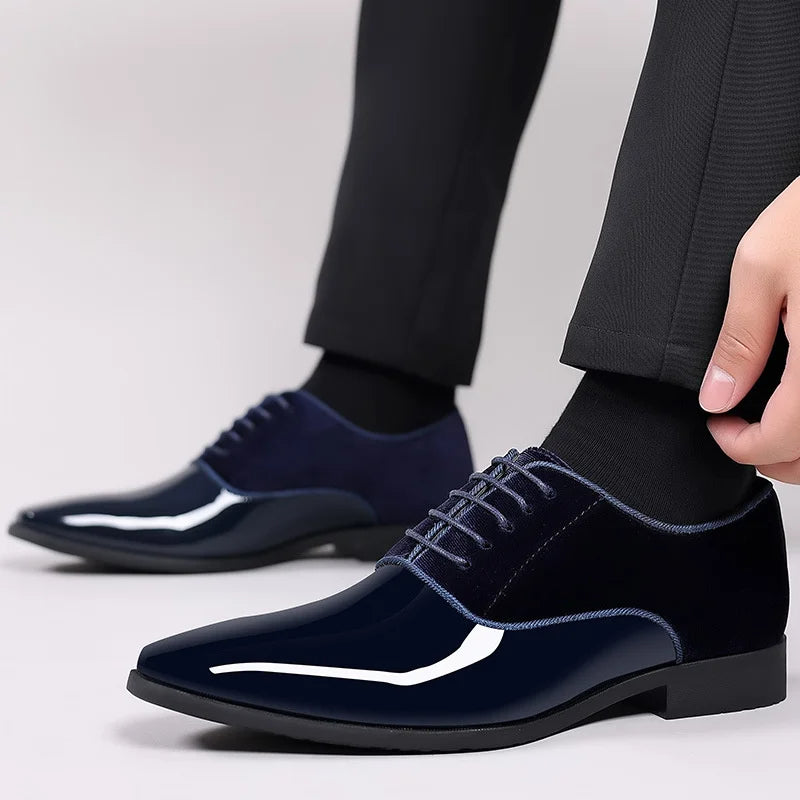 Dalton | Men's Patent Leather Oxford Shoes