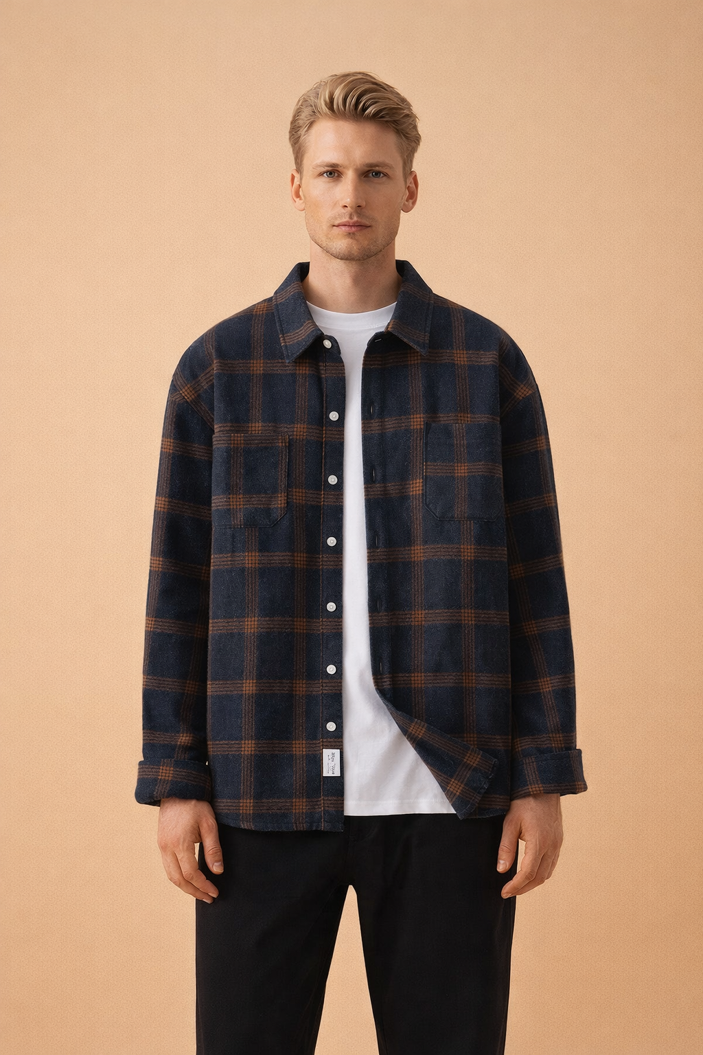 Caspian | Men's Classic Checkered Button Down Shirt