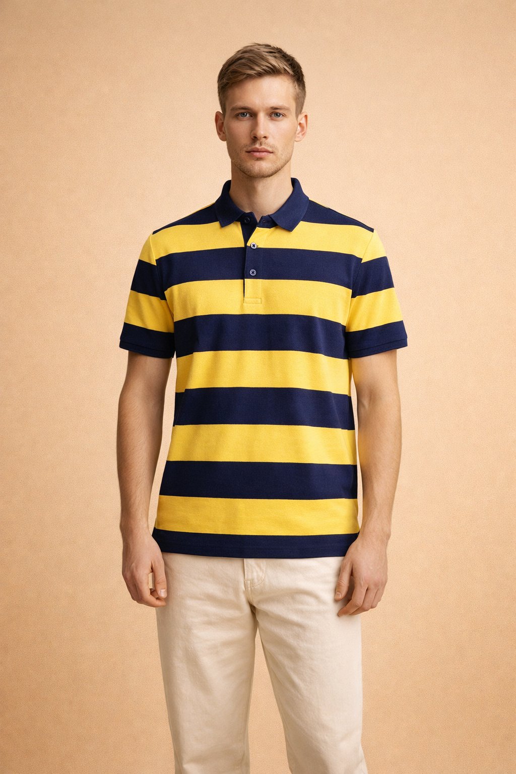 Kieran | Men's Classic Striped Polo Clothing