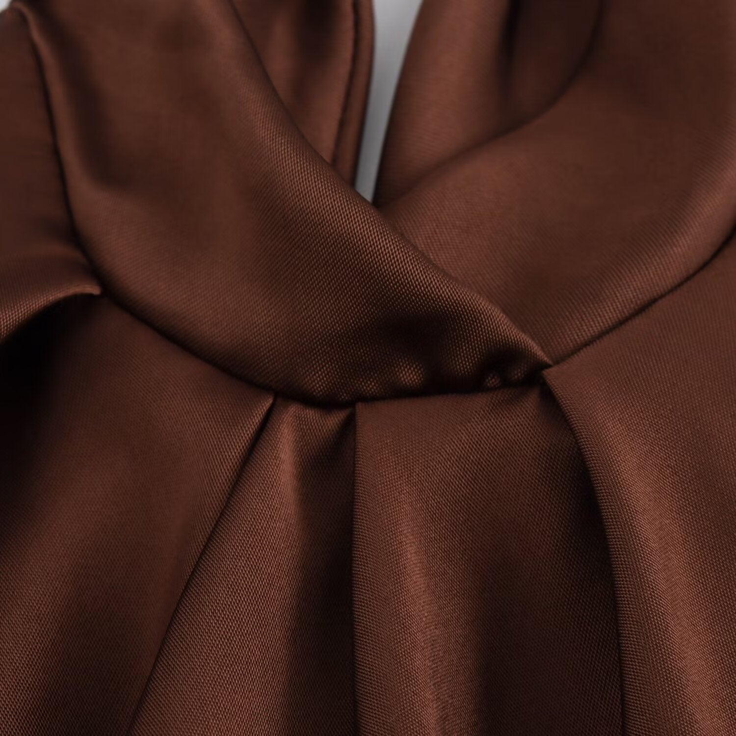 Sienna | Elegant Satin Halter Midi Dress