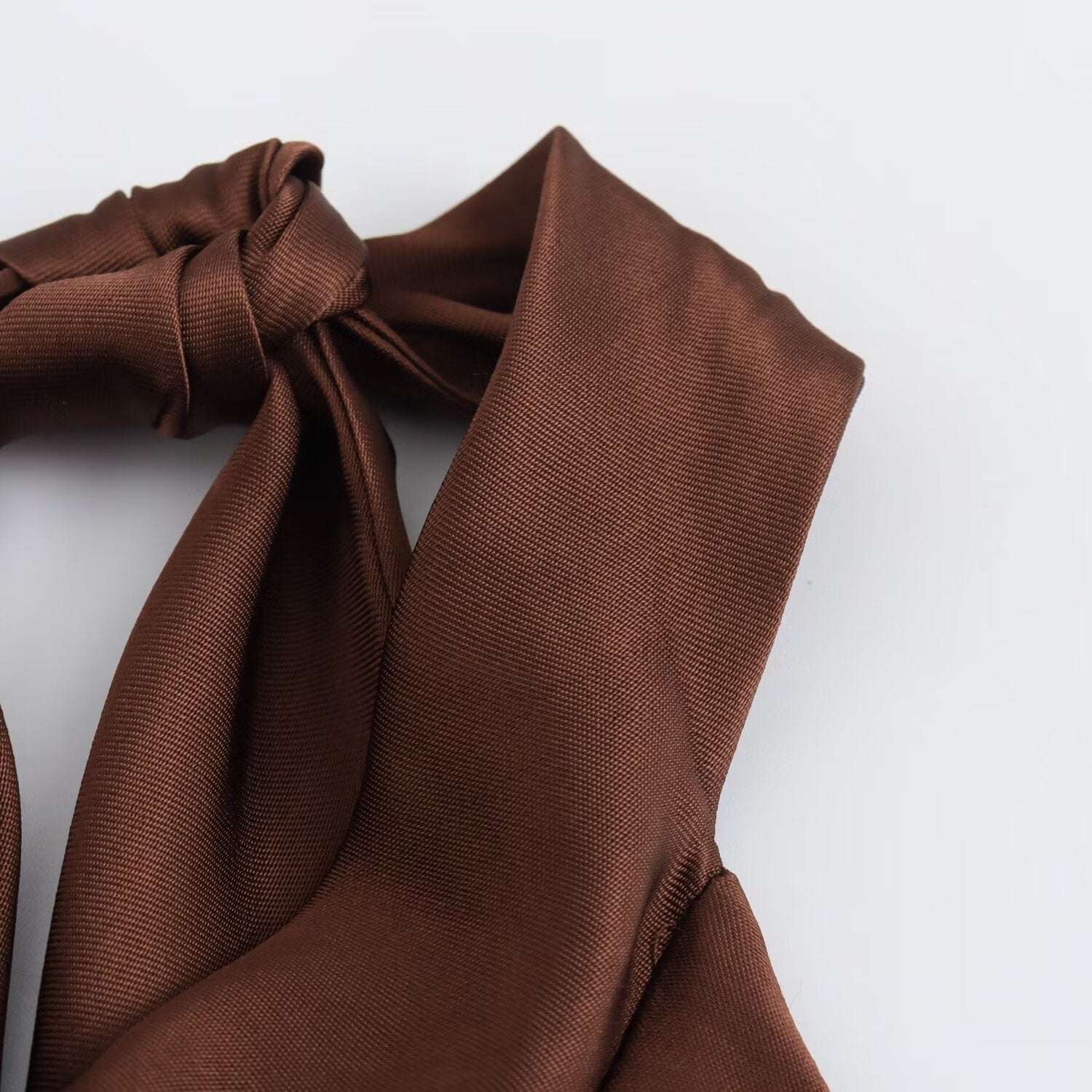 Sienna | Elegant Satin Halter Midi Dress