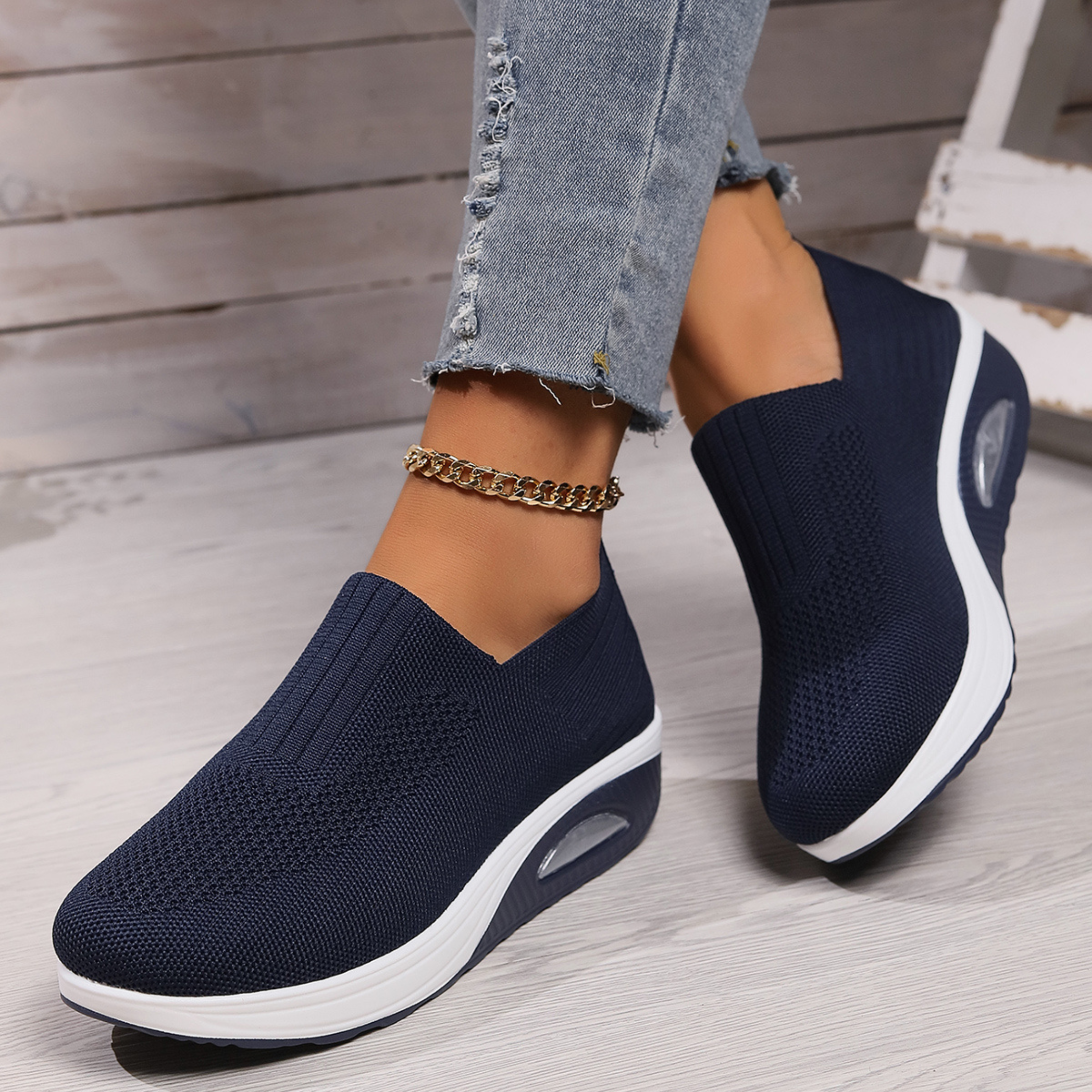 Cordelia | Knitted Slip-On Orthopedic Sneakers