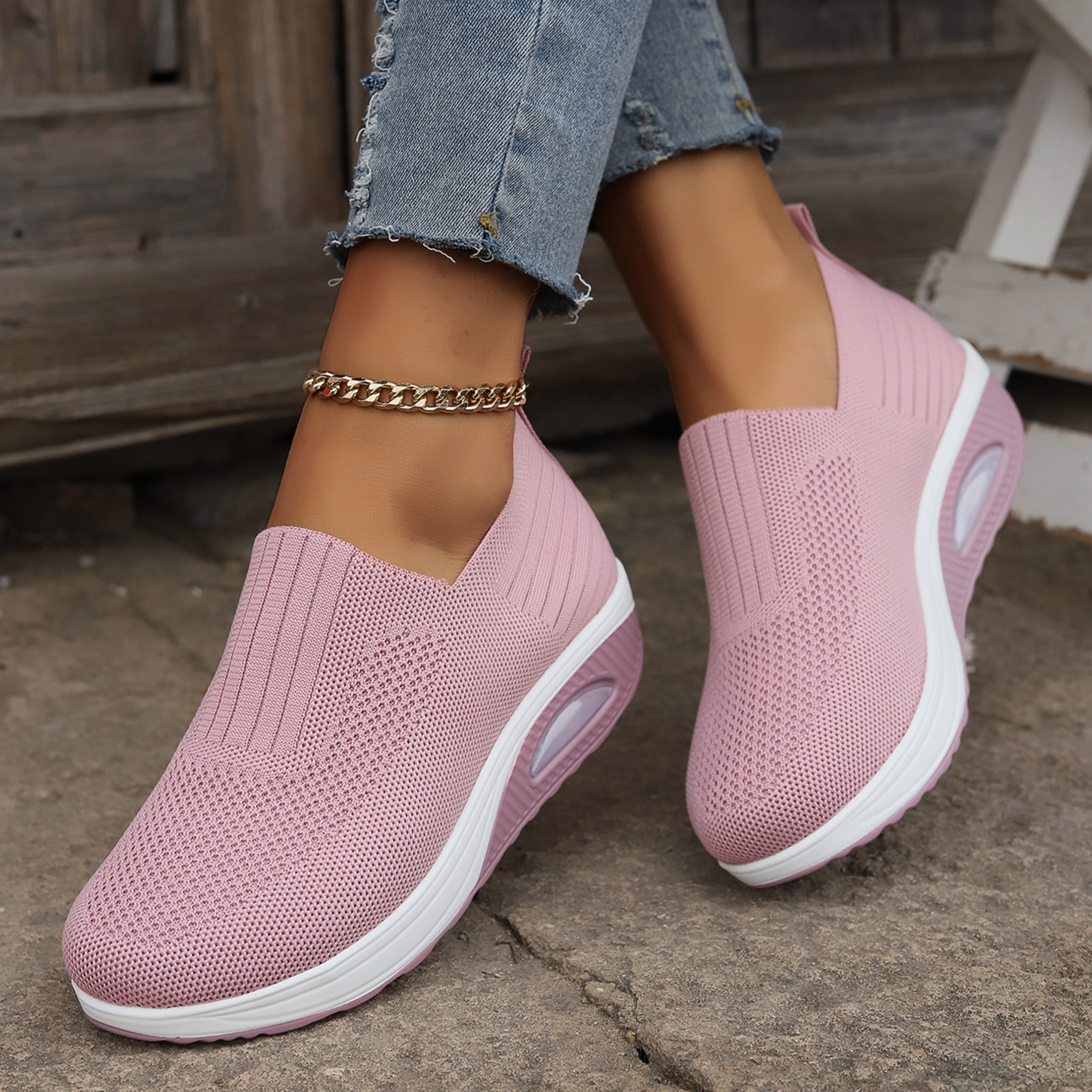 Cordelia | Knitted Slip-On Orthopedic Sneakers