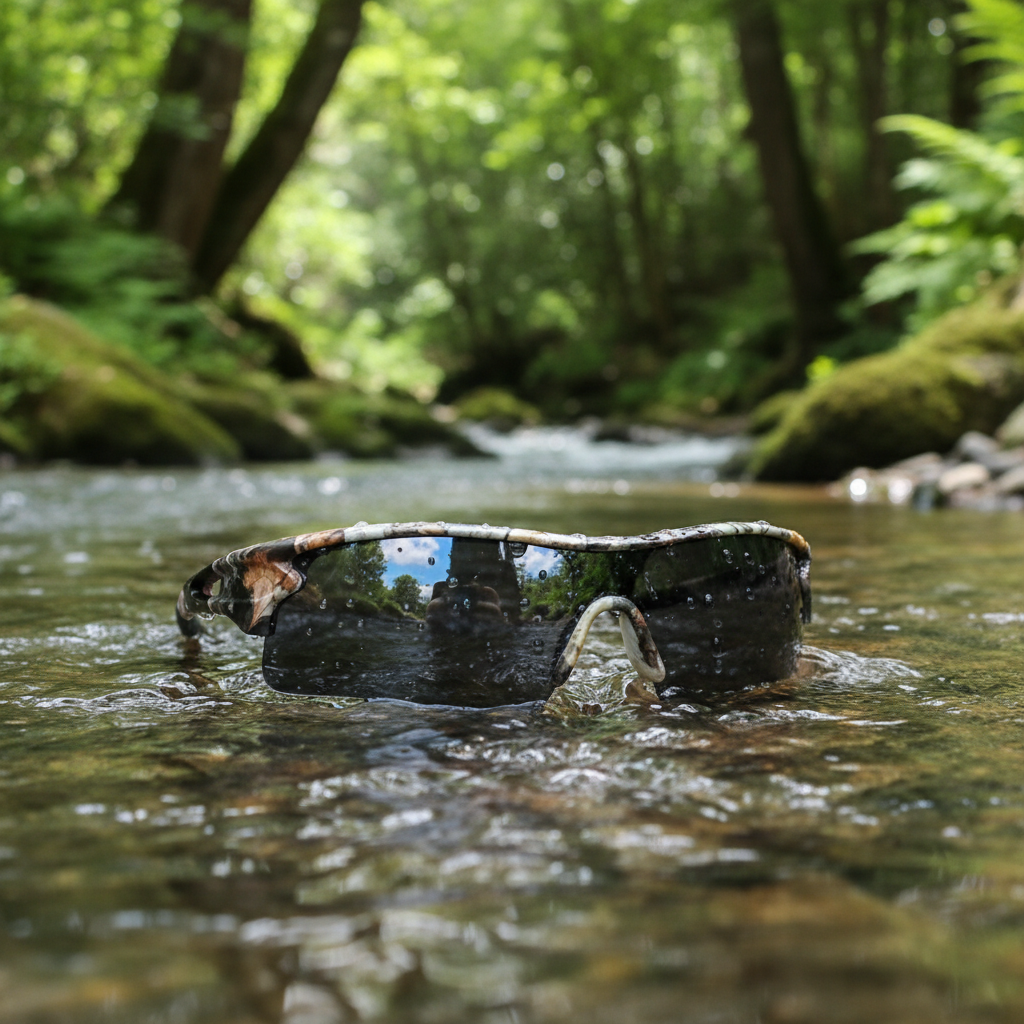 Men's Sport Sunglasses - Lightweight Frame with Wraparound Design and UV Protection