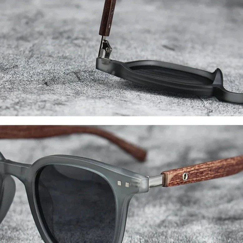 Men’s Contemporary Sunglasses - Rectangular Frame with Tinted Lenses
