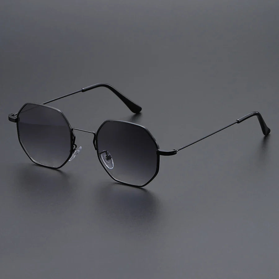 Men's Stylish Rectangle Sunglasses with Bold Frame Design