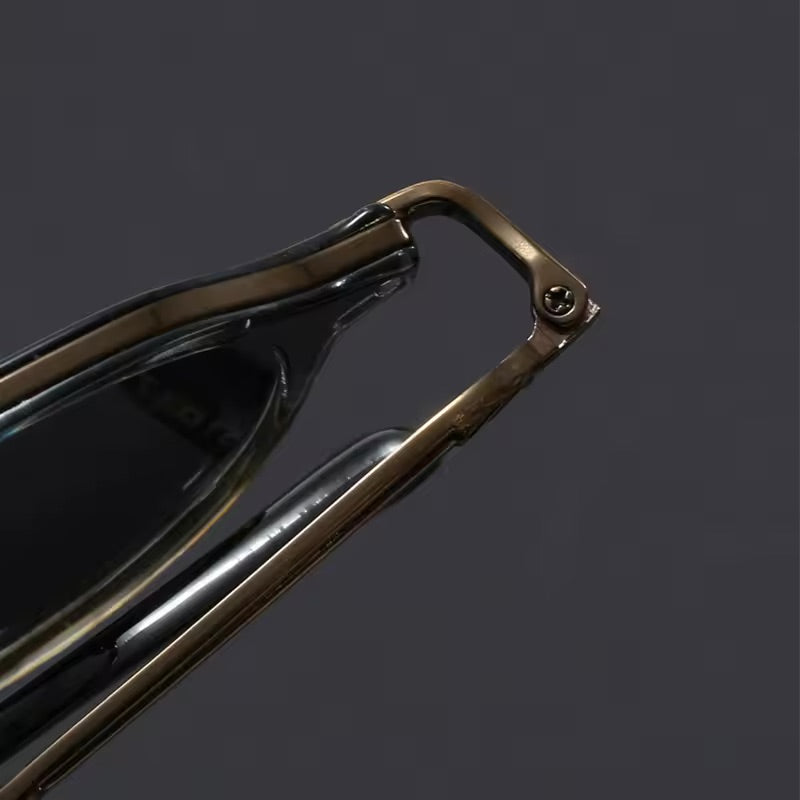 Men's Contemporary Sunglasses - Rectangular Frame with Sleek Design