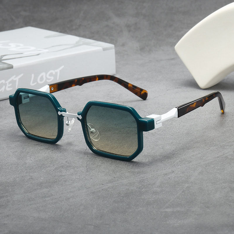 Women’s Cat-Eye Sunglasses with Slim Frame and Gradient Lenses