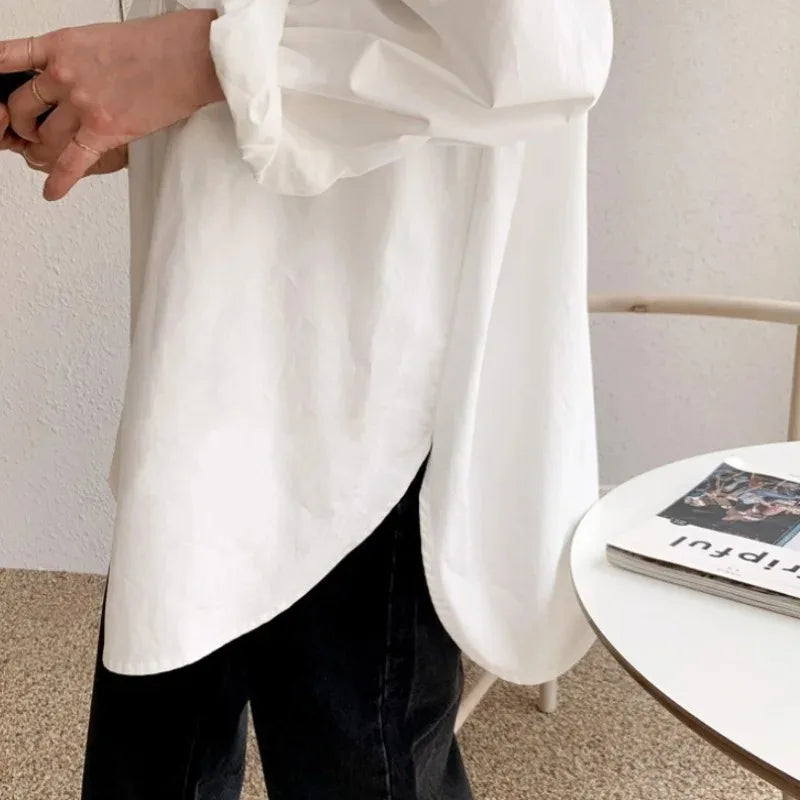 Valerie | Effortless Oversized Button Down Shirt