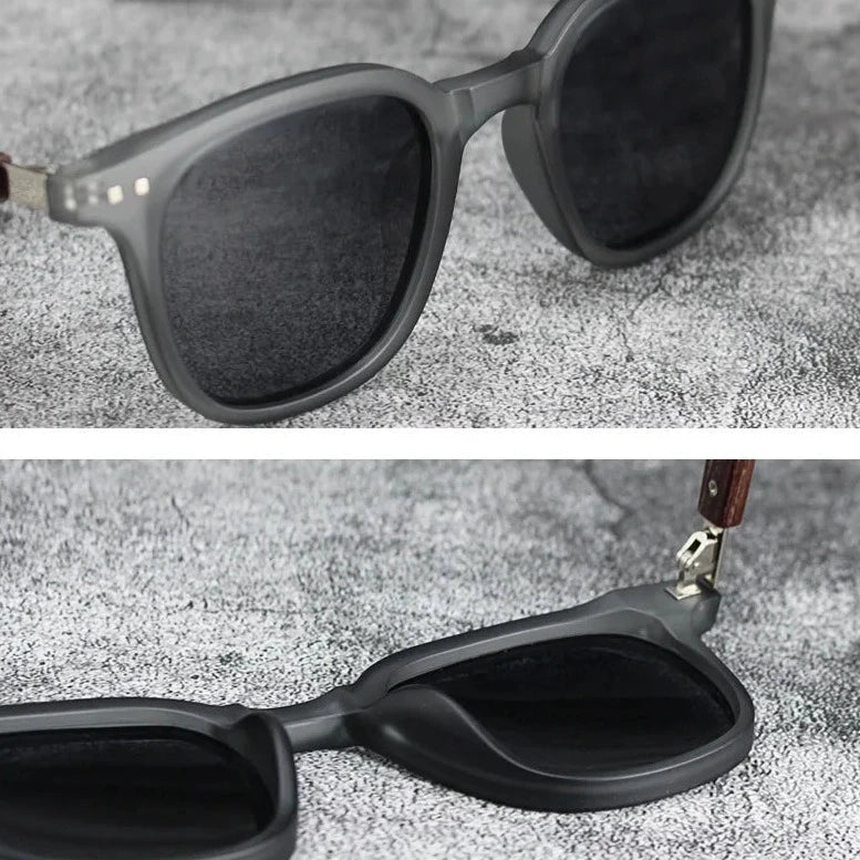 Men’s Contemporary Sunglasses - Rectangular Frame with Tinted Lenses