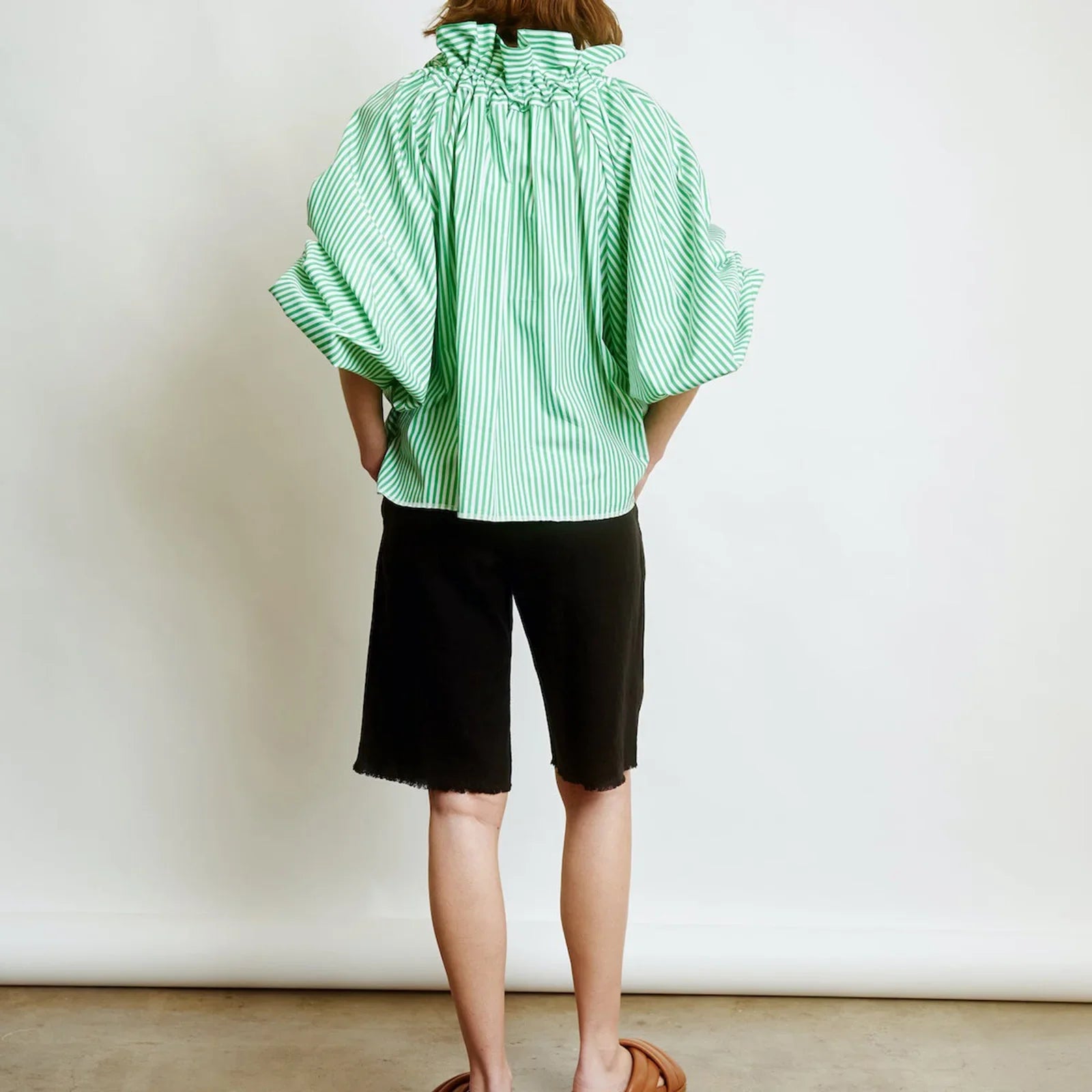 Celestina | Romantic Gingham Check Ruffled Bow Blouse
