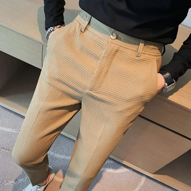Hawthorne | Men's Slim Fit Textured Chinos
