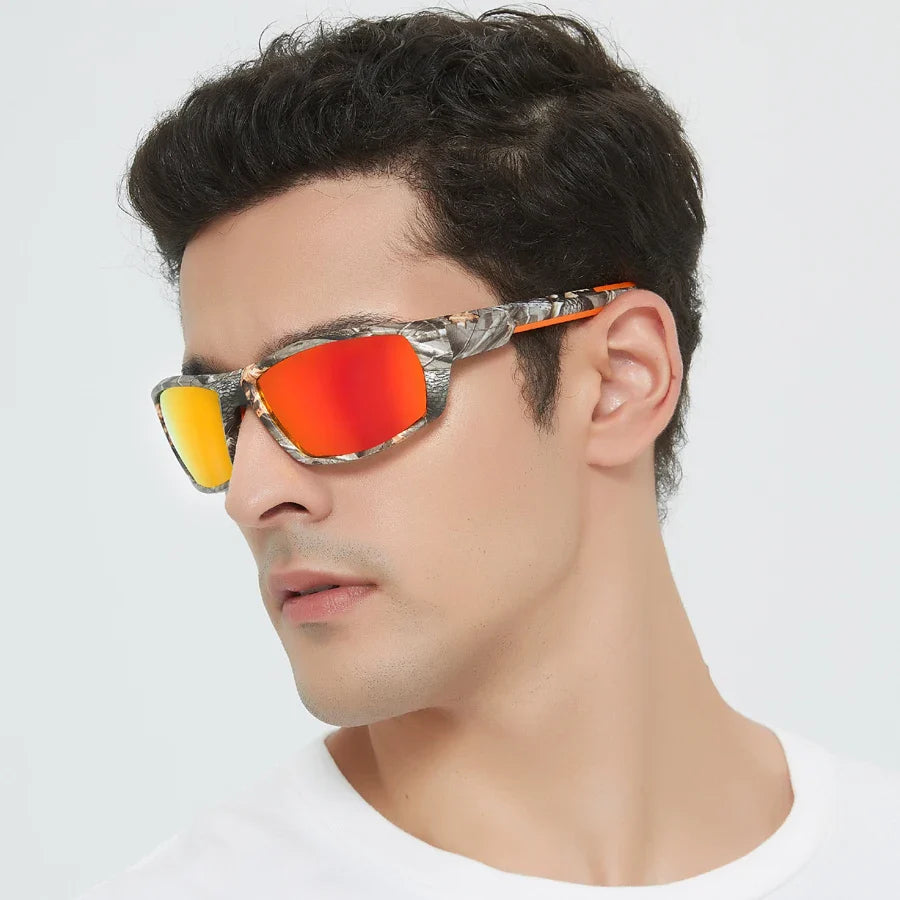 Men’s Wraith Camo Sunglasses – Structured Frame with Protective Lenses