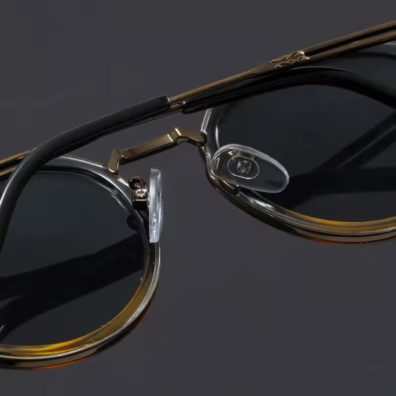 Men's Contemporary Sunglasses - Rectangular Frame with Sleek Design
