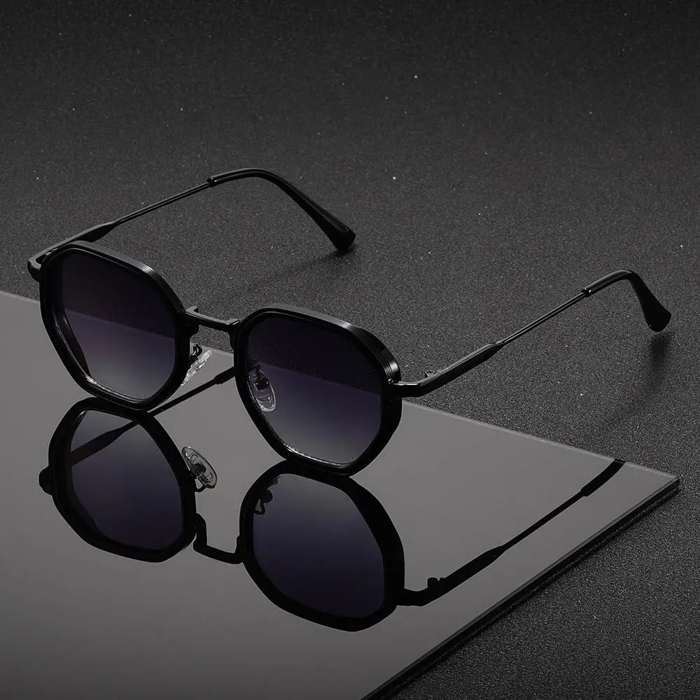 Men's Classic Arcos Shades - Rectangular Frame with Subtle Detailing