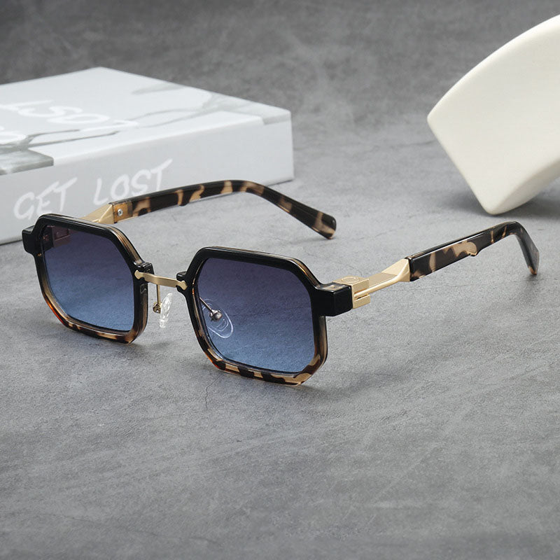 Women’s Cat-Eye Sunglasses with Slim Frame and Gradient Lenses